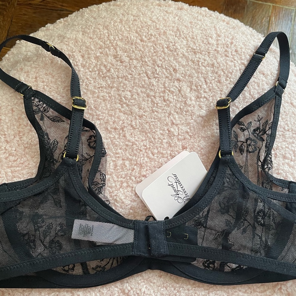 NWT Agent provocateur Henrieta black bra 34C - Picture 5 of 8